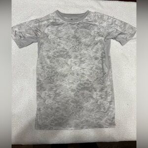 adidas Kids Gray Camo Tee
